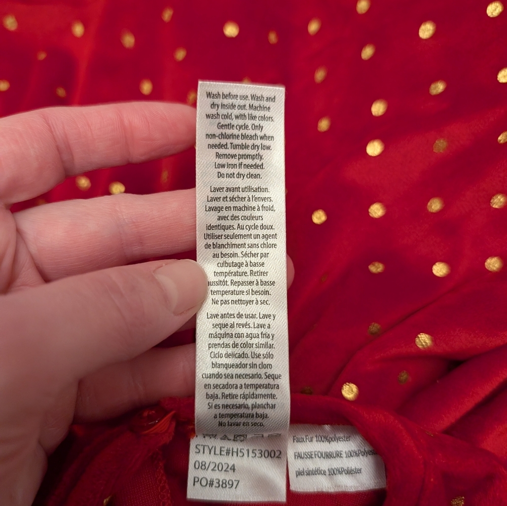 NWT! Baby Girl's Rudolph The Red Nosed Reindeer Soft Velour Christmas Dress - Picture 9 of 11